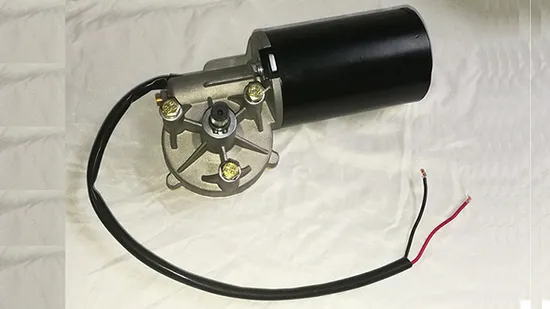 DC Worm Gear Wiper Motor on Curtain and Blind Opener